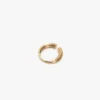 Anillo de gemelos en oro claro