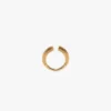 Anillo de gemelos en oro claro