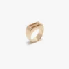 Anillo de sello Dorian en oro