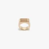 Anillo de sello Dorian en oro