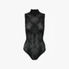 Body de cuello alto en negro Body de cuello alto en negro