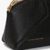 Bolsita de viaje The Victoria en cuero negro Bolsita de viaje The Victoria en cuero negro
