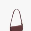 Bolso de bolsillo Dorian en piel burdeos