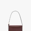 Bolso de bolsillo Dorian en piel burdeos