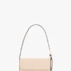 Bolso de bolsillo Dorian en piel rosa pálido Bolso de bolsillo Dorian en piel rosa pálido