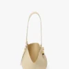 bolso de mano Portofino Dia en piel marfil bolso de mano Portofino Dia en piel marfil