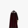 Bolso Dorian en piel burdeos
