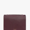 Bolso Dorian en piel burdeos