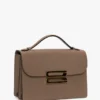 Bolso Dorian en piel gris paloma
