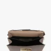 Bolso Dorian en piel gris paloma