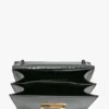 Bolso Dorian en piel negra con relieve