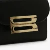 Bolso Dorian micro en cuero negro Bolso Dorian micro en cuero negro