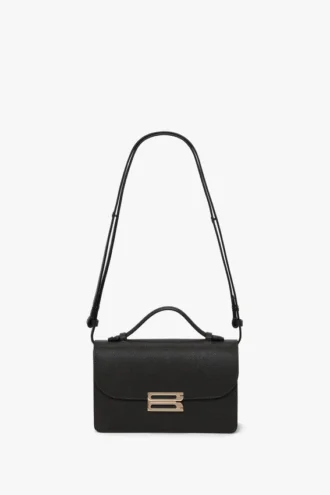 Bolso Dorian pequeño en cuero negro