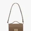 Bolso Dorian pequeño en piel gris paloma Bolso Dorian pequeño en piel gris paloma