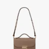 Bolso Dorian pequeño en piel gris paloma Bolso Dorian pequeño en piel gris paloma
