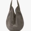 Bolso hobo Plia suave en gris guijarro