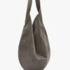 Bolso hobo Plia suave en gris guijarro
