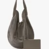 Bolso hobo Plia suave en gris guijarro