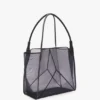 Bolso tote grande Victoria en malla azul marino Bolso tote grande Victoria en malla azul marino