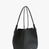 Bolso tote The Victoria en piel negra Bolso tote The Victoria en piel negra