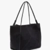 Bolso tote The Victoria grande en gamuza azul marino Bolso tote The Victoria grande en gamuza azul marino