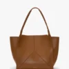 Bolso tote The Victoria grande en piel color canela Bolso tote The Victoria grande en piel color canela