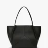 Bolso tote The Victoria grande en piel negra Bolso tote The Victoria grande en piel negra