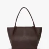 Bolso tote Victoria grande en piel burdeos