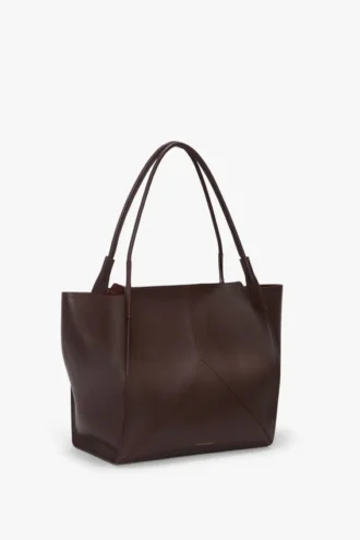 Bolso tote Victoria grande en piel burdeos Bolso tote Victoria grande en piel burdeos