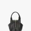 Bolso Victoria Plié en piel negra