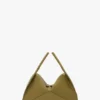 Bolso Victoria Plia en piel verde cactus