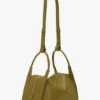 Bolso Victoria Plia en piel verde cactus