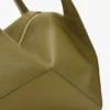 Bolso Victoria Plia en piel verde cactus