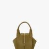 Bolso Victoria Plia en piel verde cactus