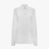 Camisa con pinzas en blanco