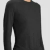 Camiseta de manga larga en negro Camiseta de manga larga en negro