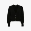 Cardigan con bolsillos trenzados en negro Cardigan con bolsillos trenzados en negro