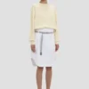 Falda cargo en blanco óptico
