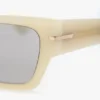 Gafas de sol de acetato en marmolado marfil