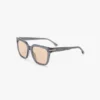 Gafas de sol oversize de acetato en azul transparente
