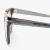 Gafas de sol oversize de acetato en azul transparente