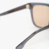 Gafas de sol oversize de acetato en azul transparente