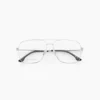 Gafas de vista con doble puente fino en paladio Gafas de vista con doble puente fino en paladio