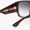 Montura de acetato cuadrada suave de gran tamaño en color burdeos Montura de acetato cuadrada suave de gran tamaño en color burdeos