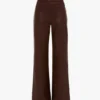 Pantalón Alina de cuero en color burdeos Pantalón Alina de cuero en color burdeos