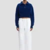Pantalón cargo en blanco
