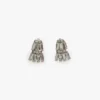 Pendientes de clip con cristales Pendientes de clip con cristales