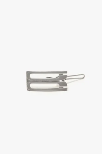 Pinza para el cabello Dorian en plata Pinza para el cabello Dorian en plata