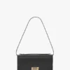 Pochette Dorian en cuero negro Pochette Dorian en cuero negro