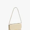 Pochette Dorian en piel marfil
